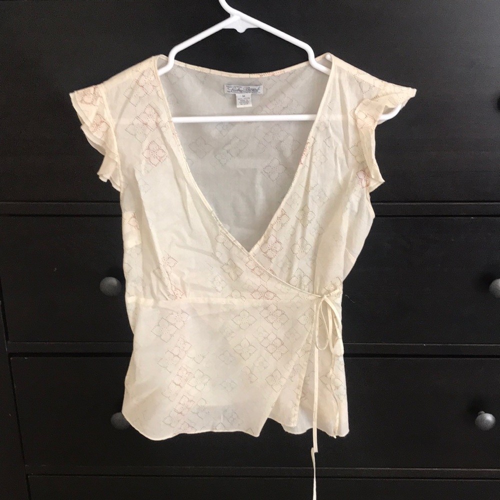 Lucky Brand Wrap Around Blouse
